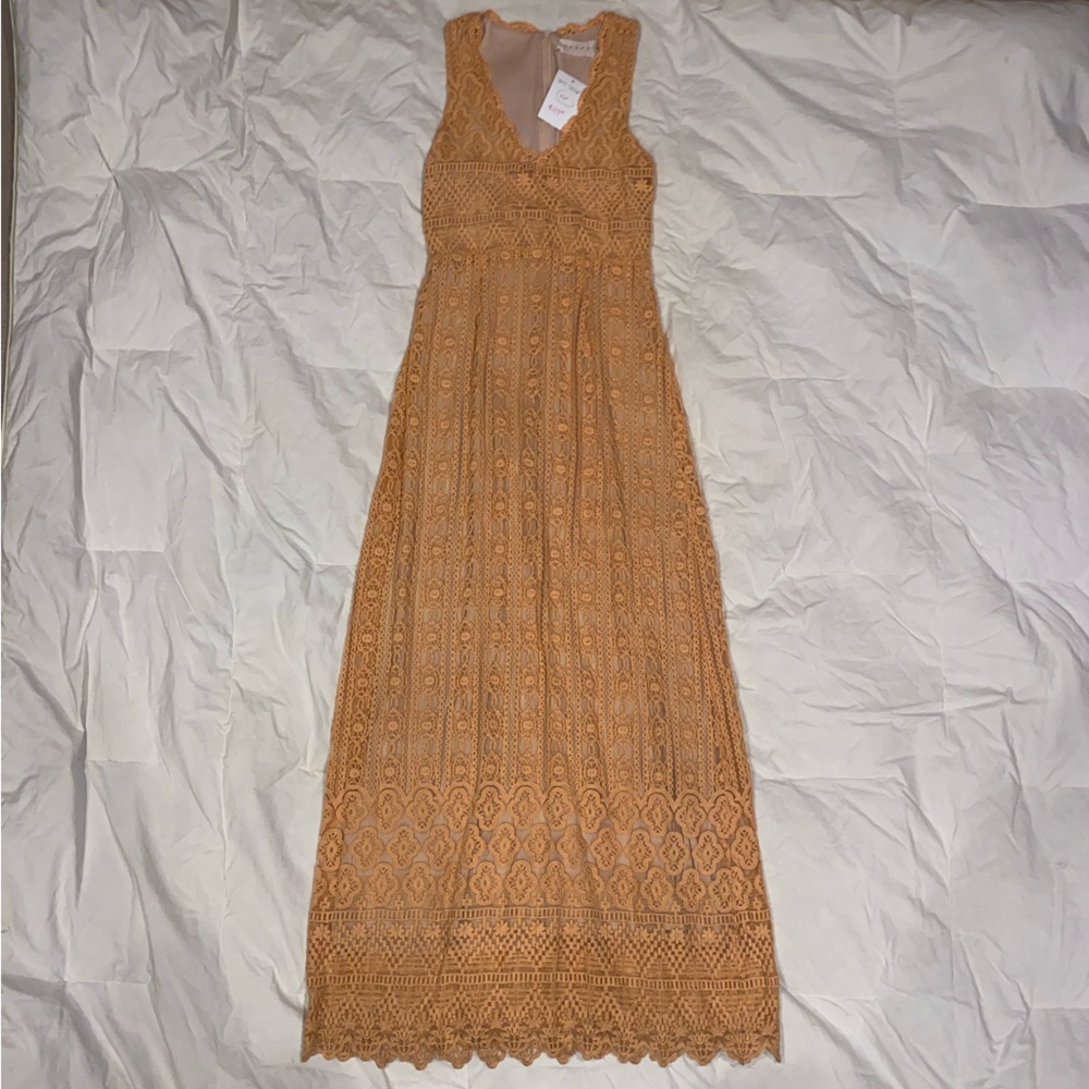Free People gorgeous crochet maxi dress